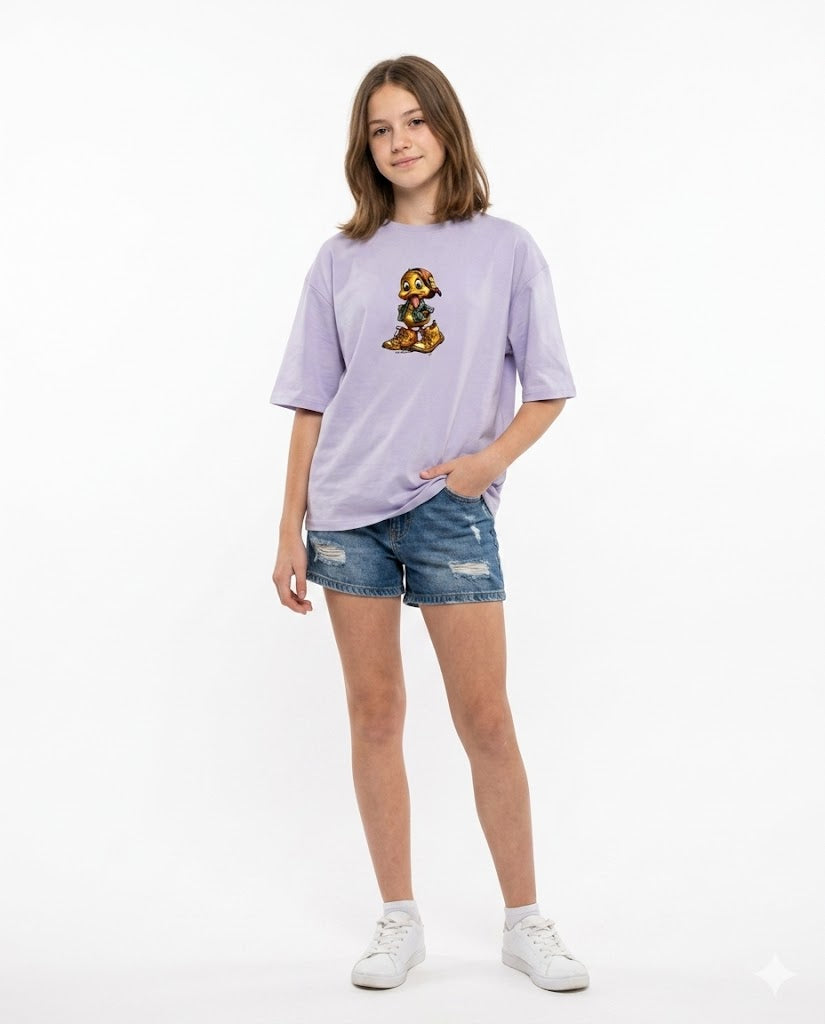 girl duck oversize t shirt
