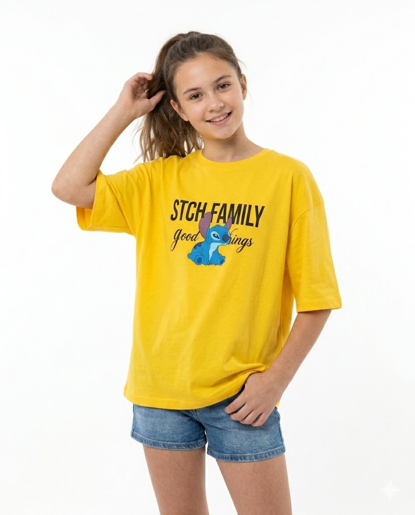 stitch family oversize t shirt