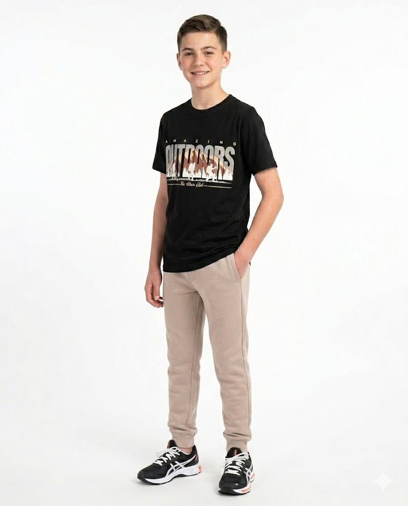 unisex beige (SWEATPANTS)