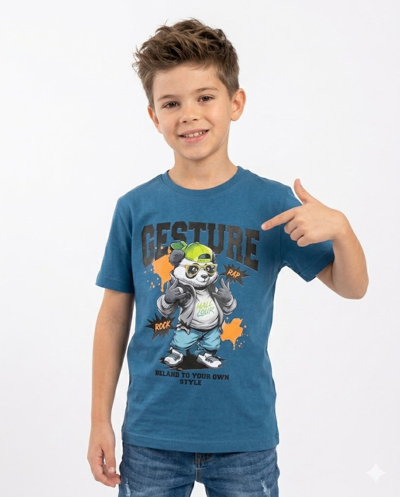 gesture bear t shirt