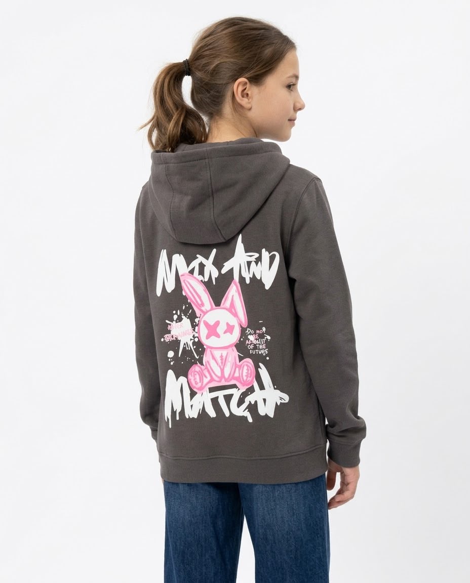 crazy rabbit hoodie