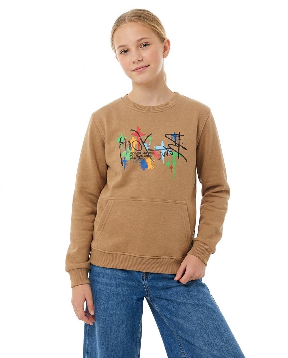mix colors crew neck