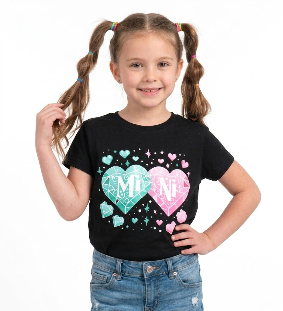 mini hearts t shirt