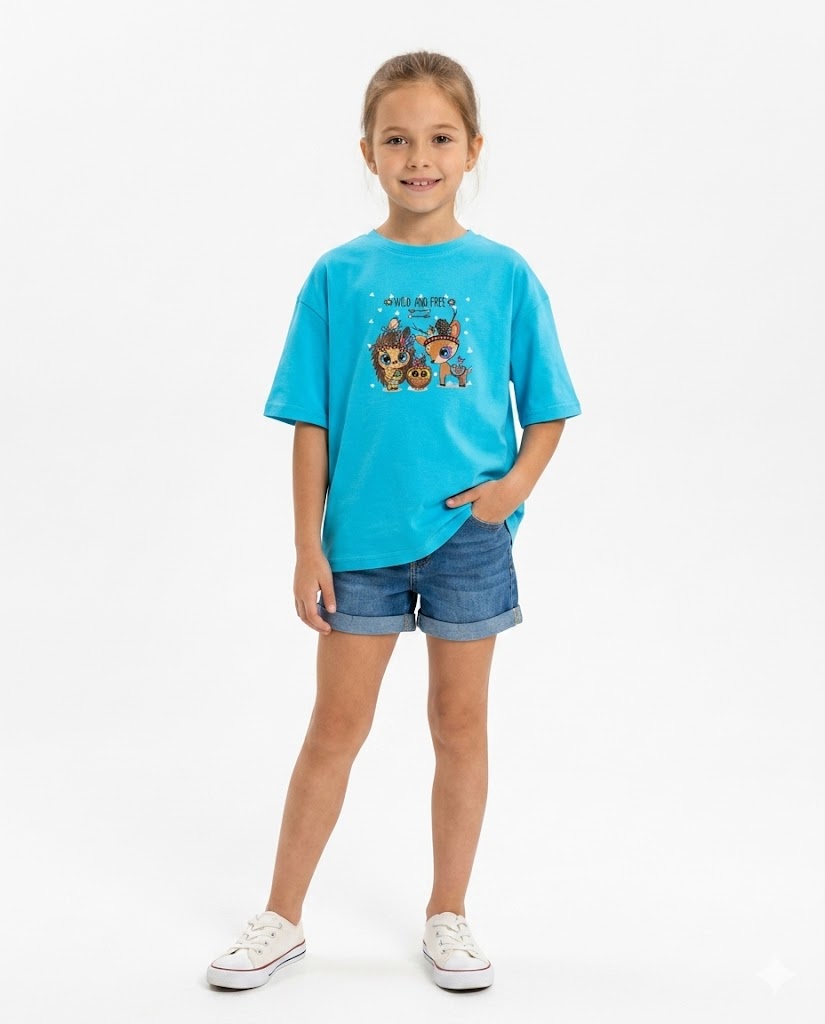 wild and free oversize t shirt