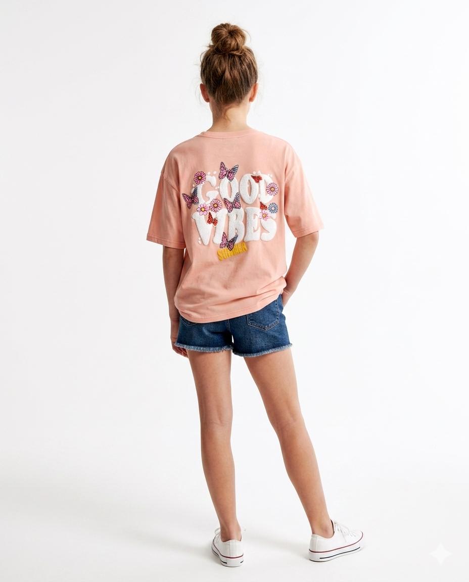 good vibes oversize t shirt