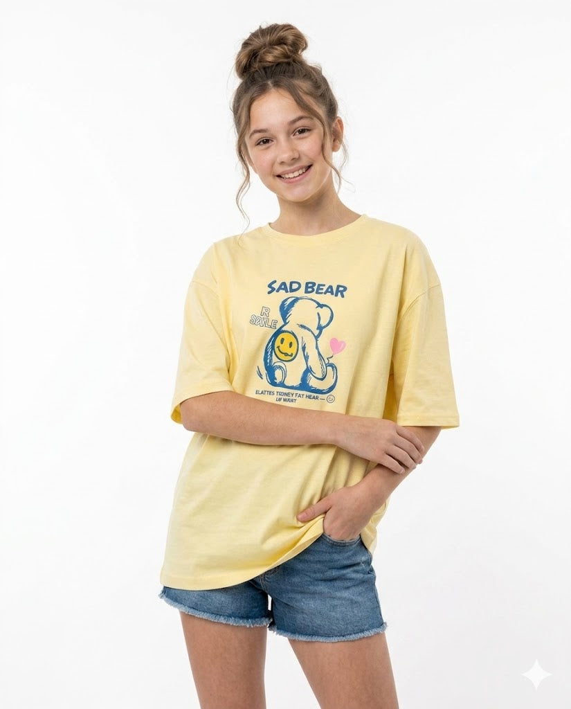 Oversize Fit T-Shirts Girls 12-18