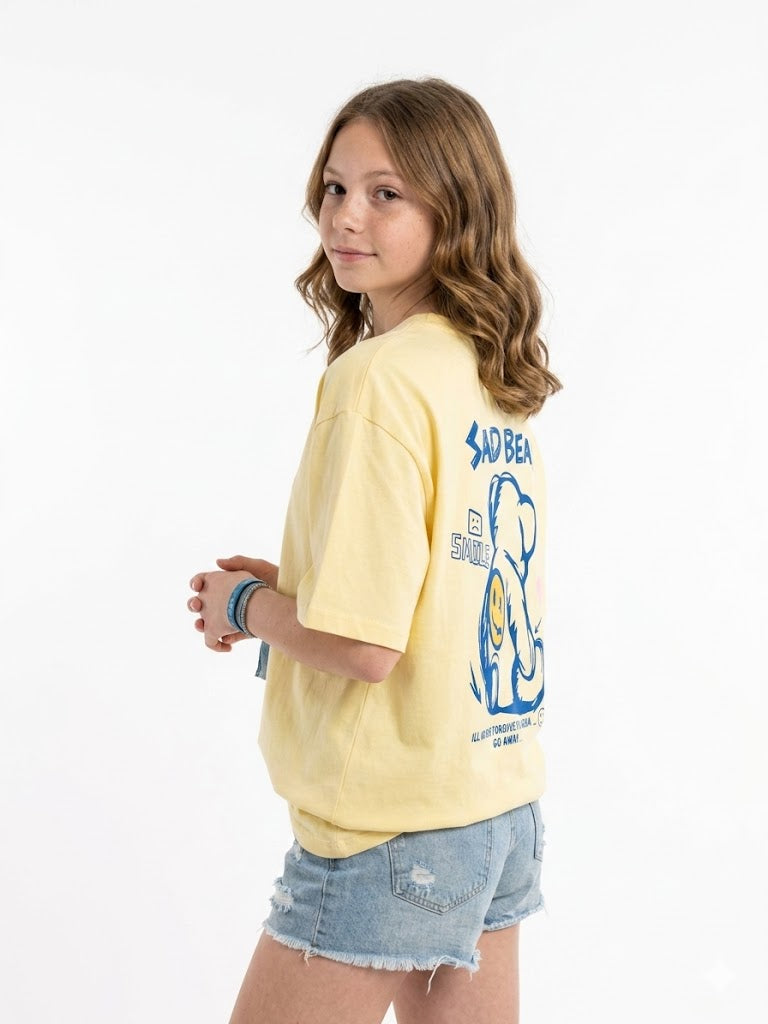 sad bear t shirt