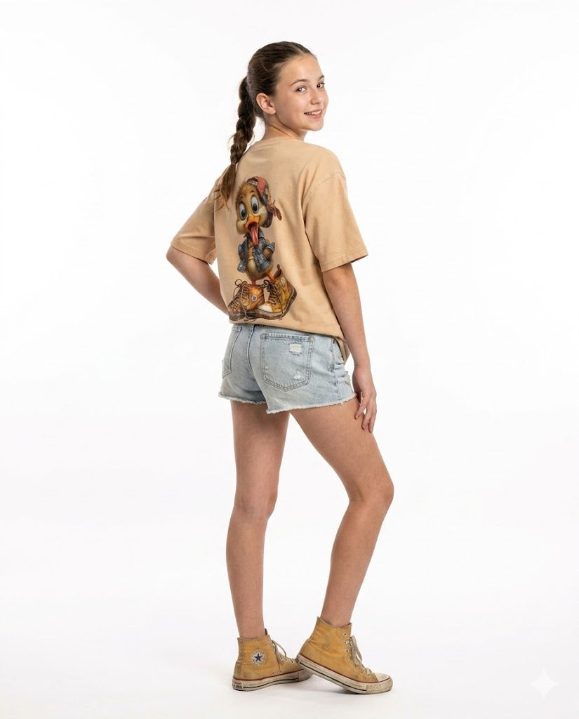 girl duck oversize t shirt