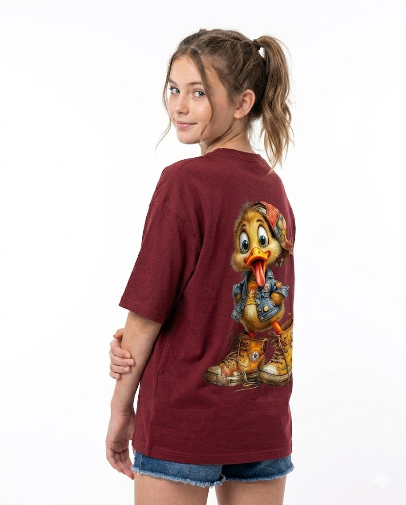 girl duck oversize t shirt
