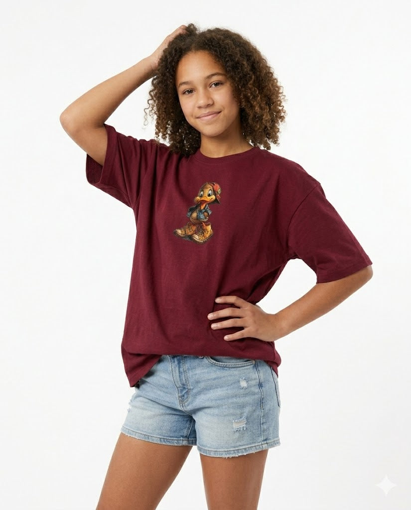 girl duck oversize t shirt