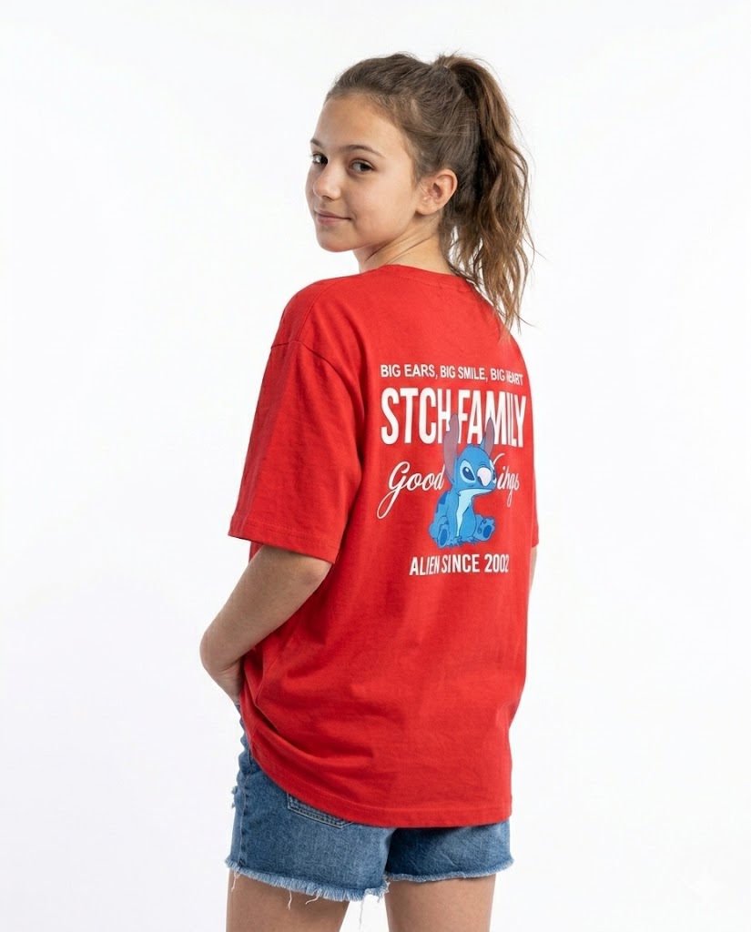 stitch family oversize t shirt