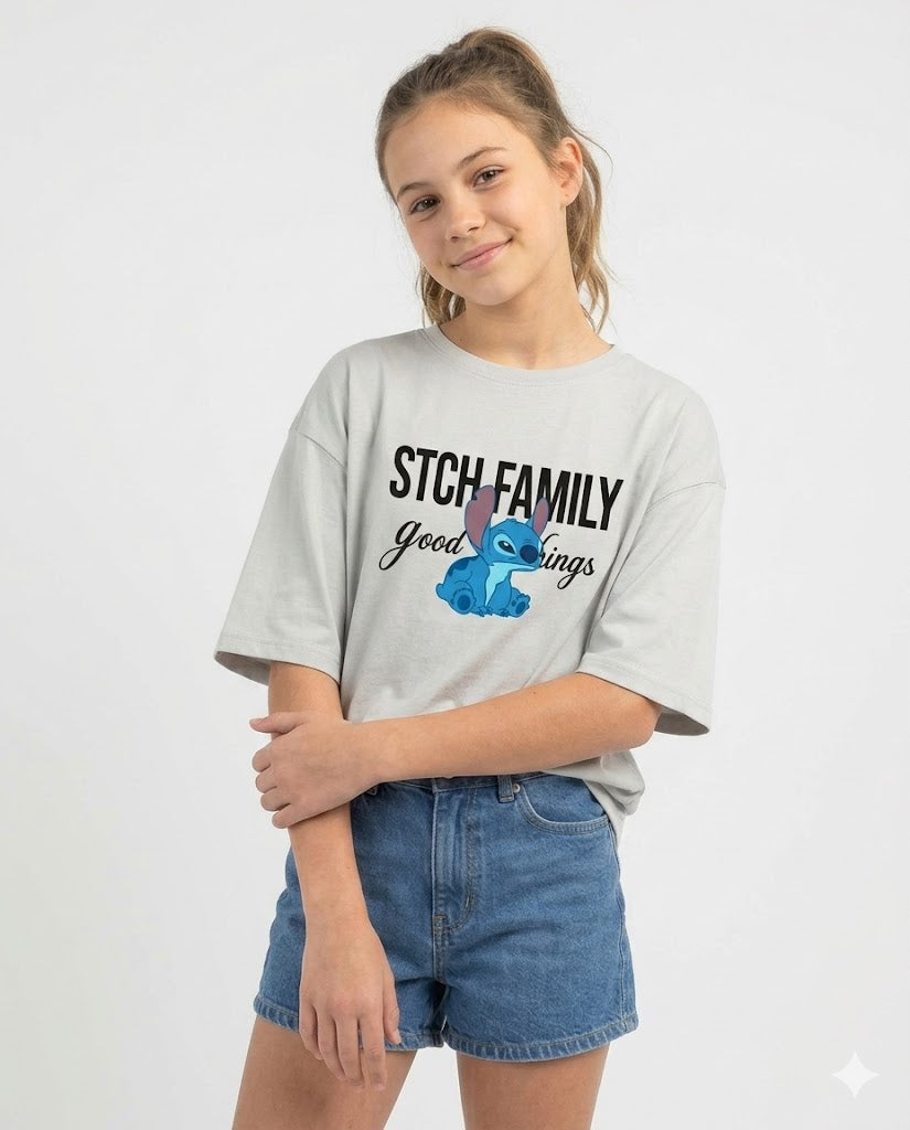 stitch family oversize t shirt