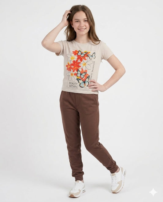 unisex brown (SWEATPANTS)