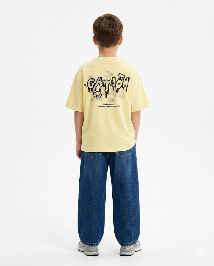 gation bear oversize t shirt