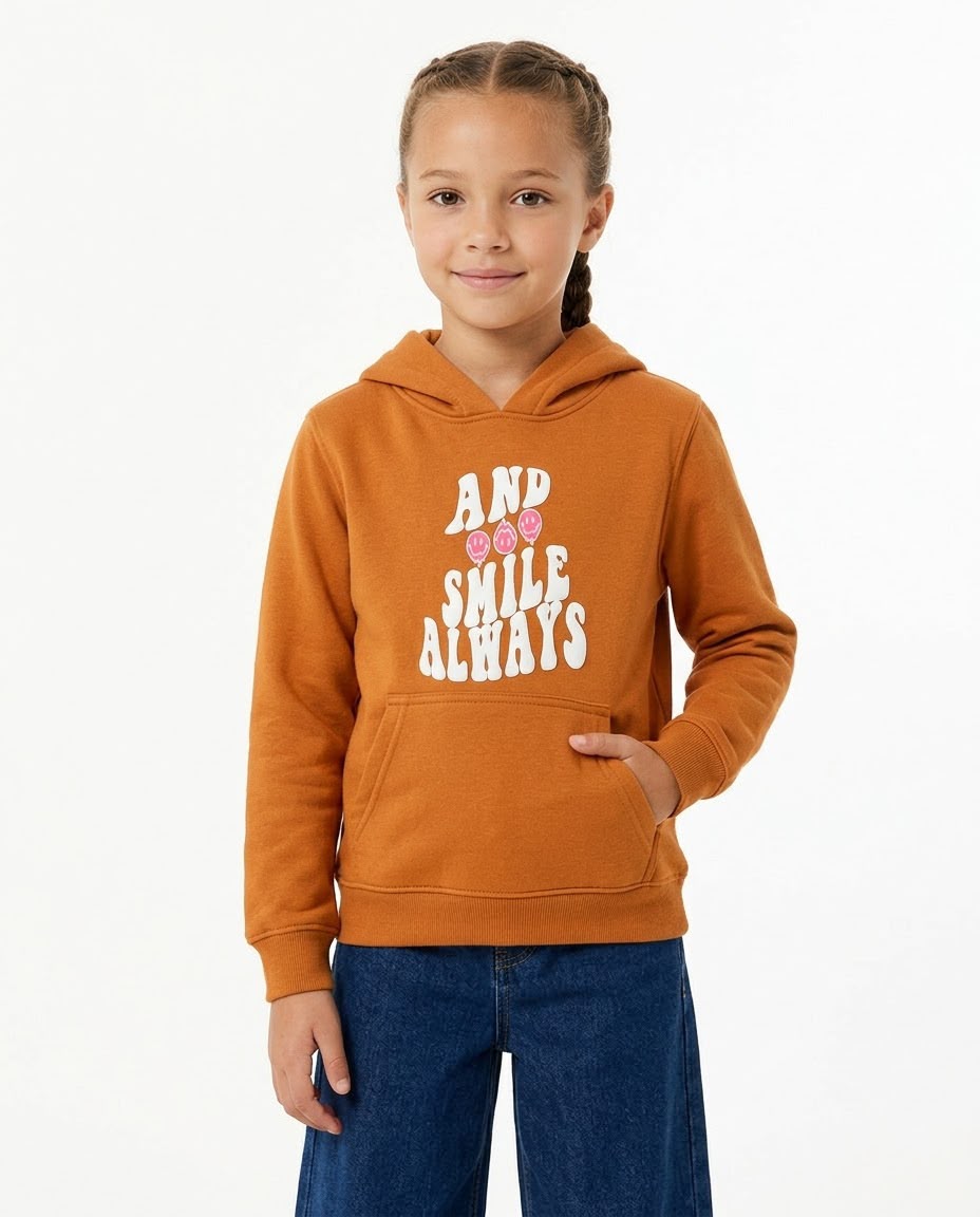 smile always hoodie
