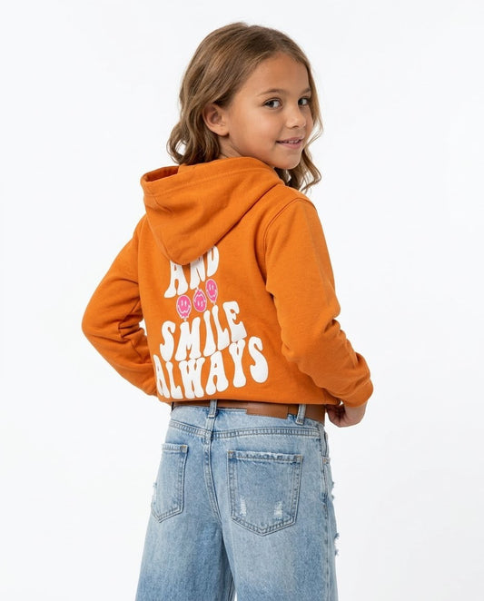 smile always hoodie