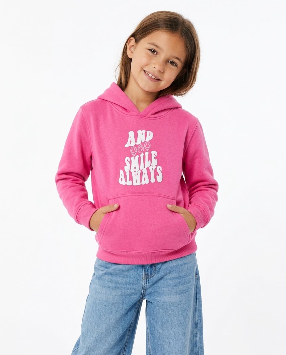 smile always hoodie