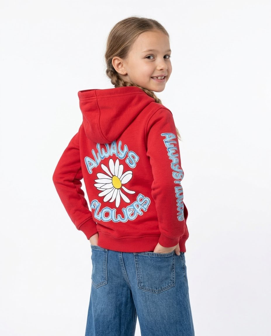 always flowers hoodie