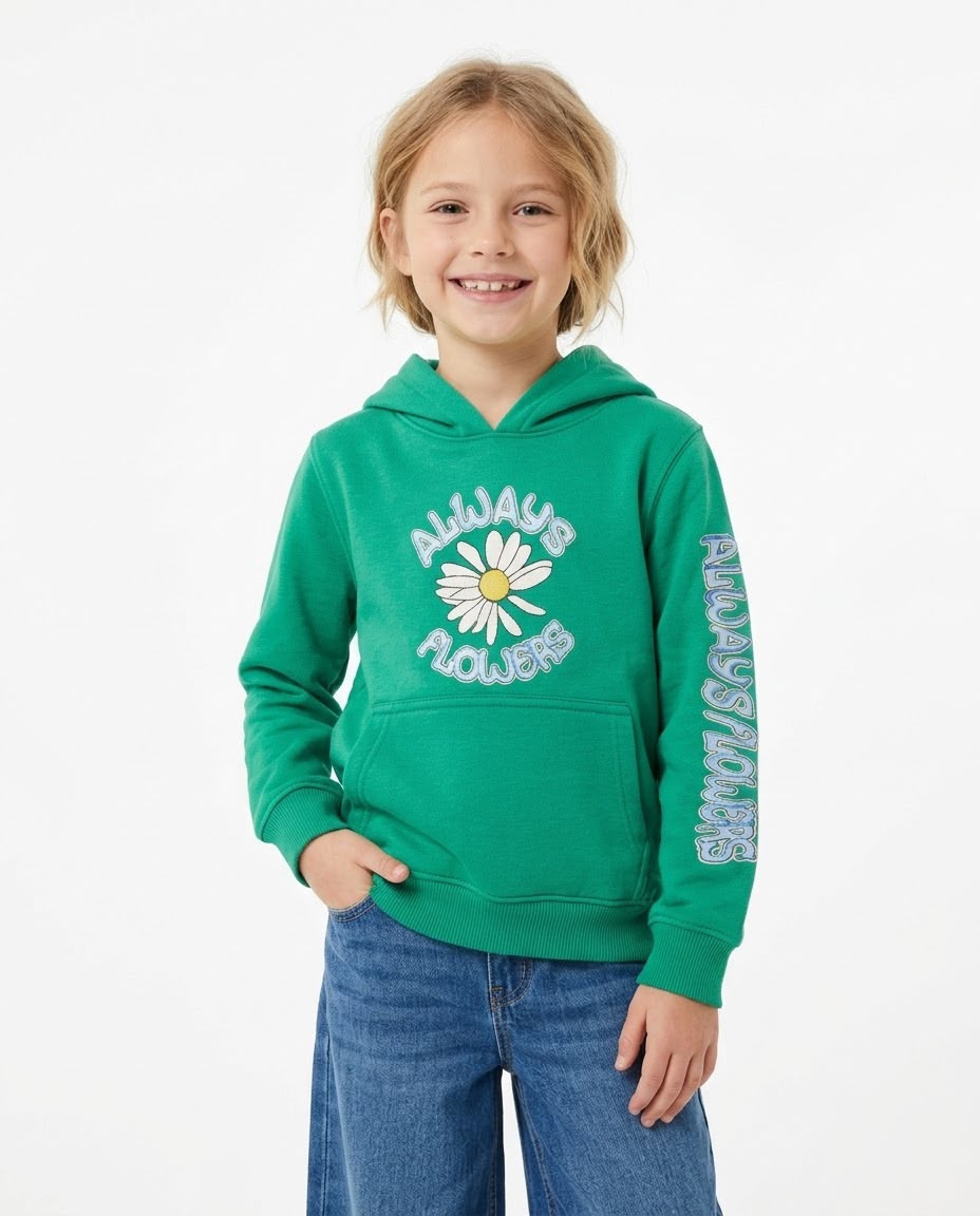 always flowers hoodie