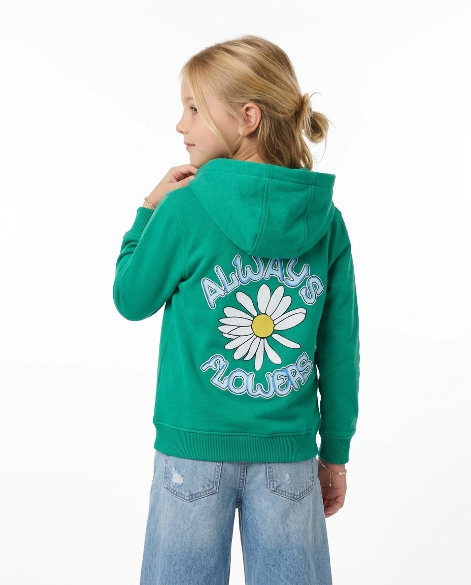 always flowers hoodie