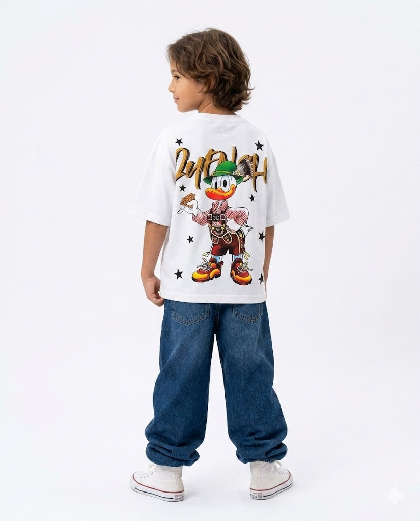 duck x stars oversize t shirt