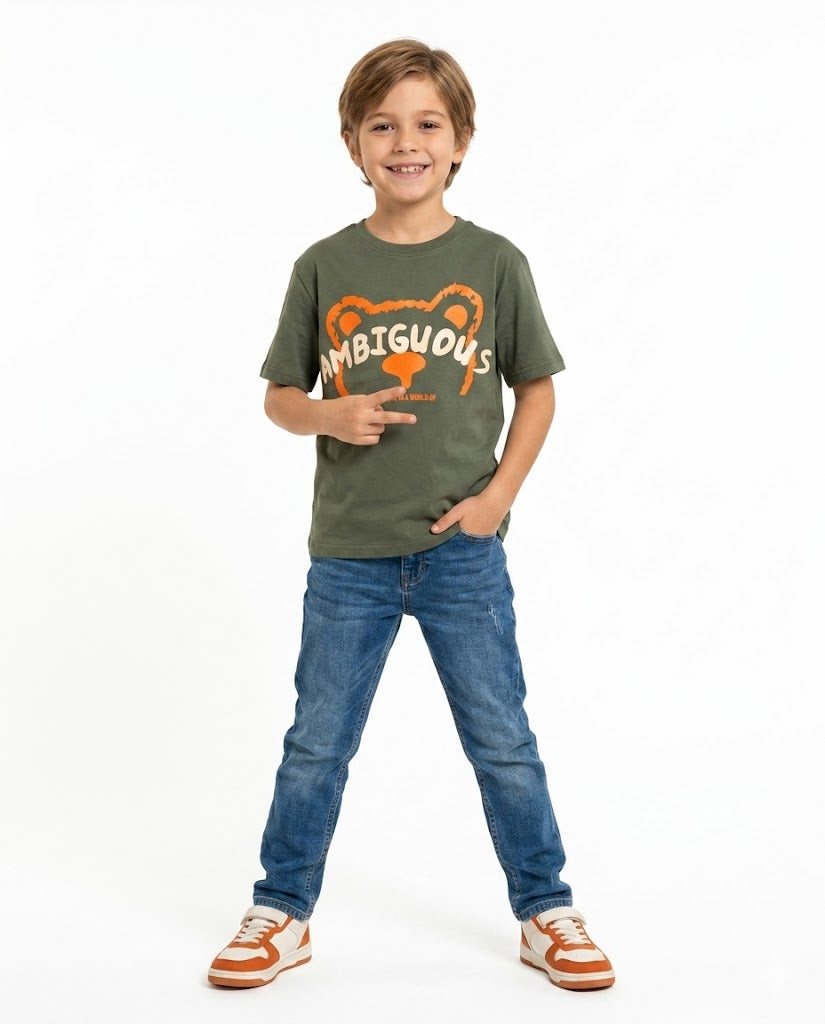 ambiguous bear t shirt
