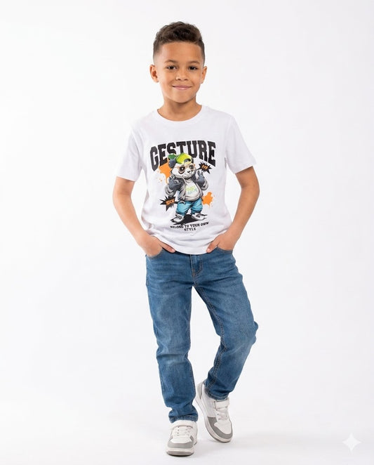 gesture bear t shirt