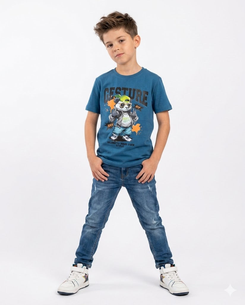 gesture bear t shirt