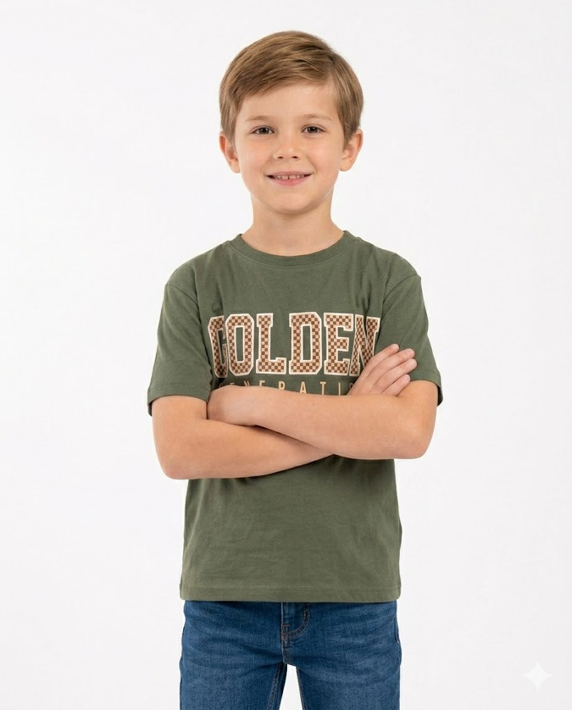 golden t shirt