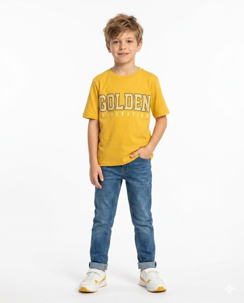 golden t shirt