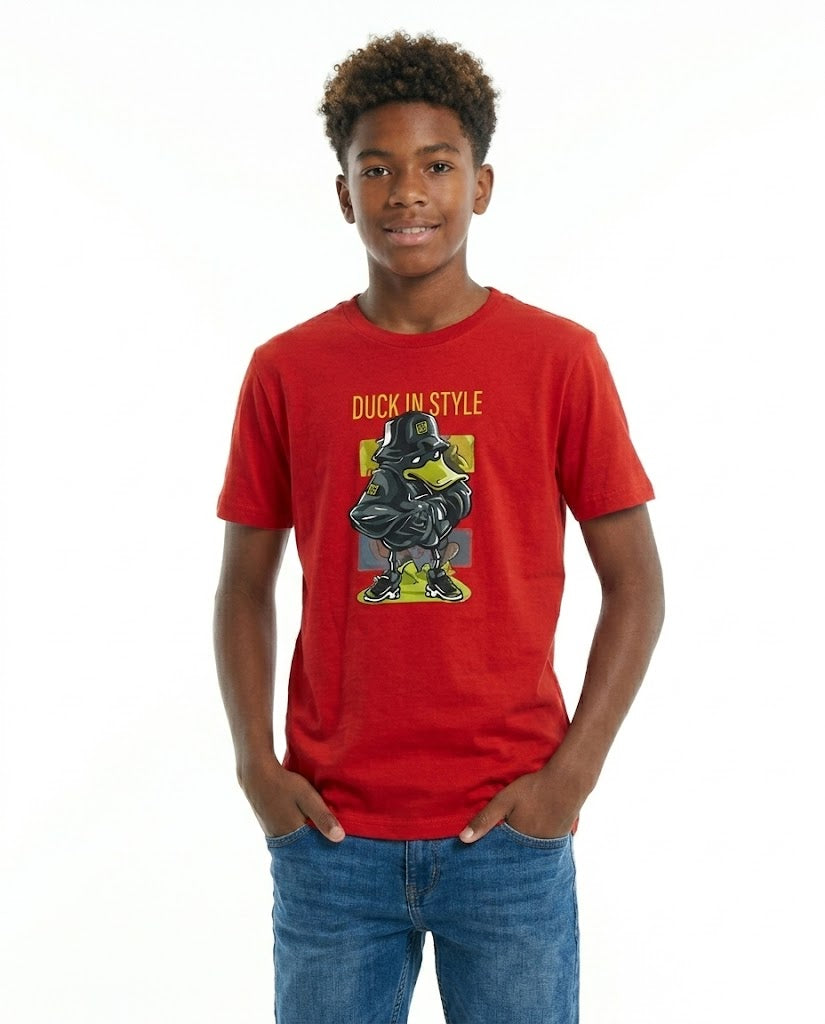duck in style t shirt