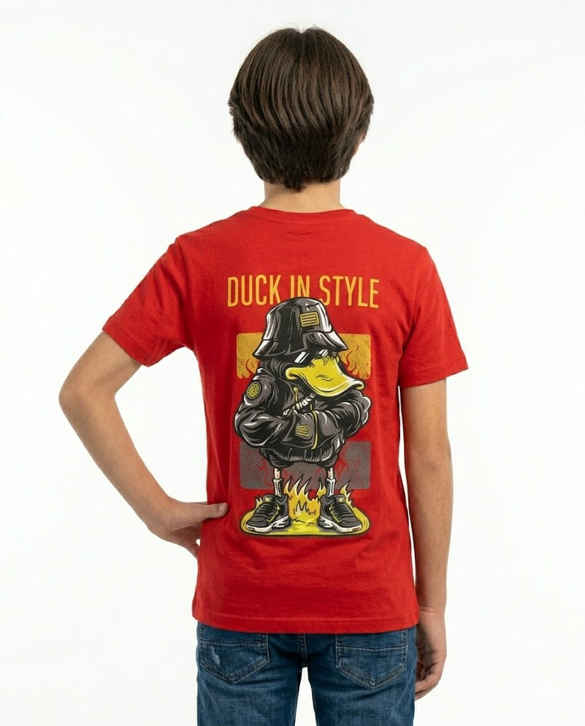 duck in style t shirt