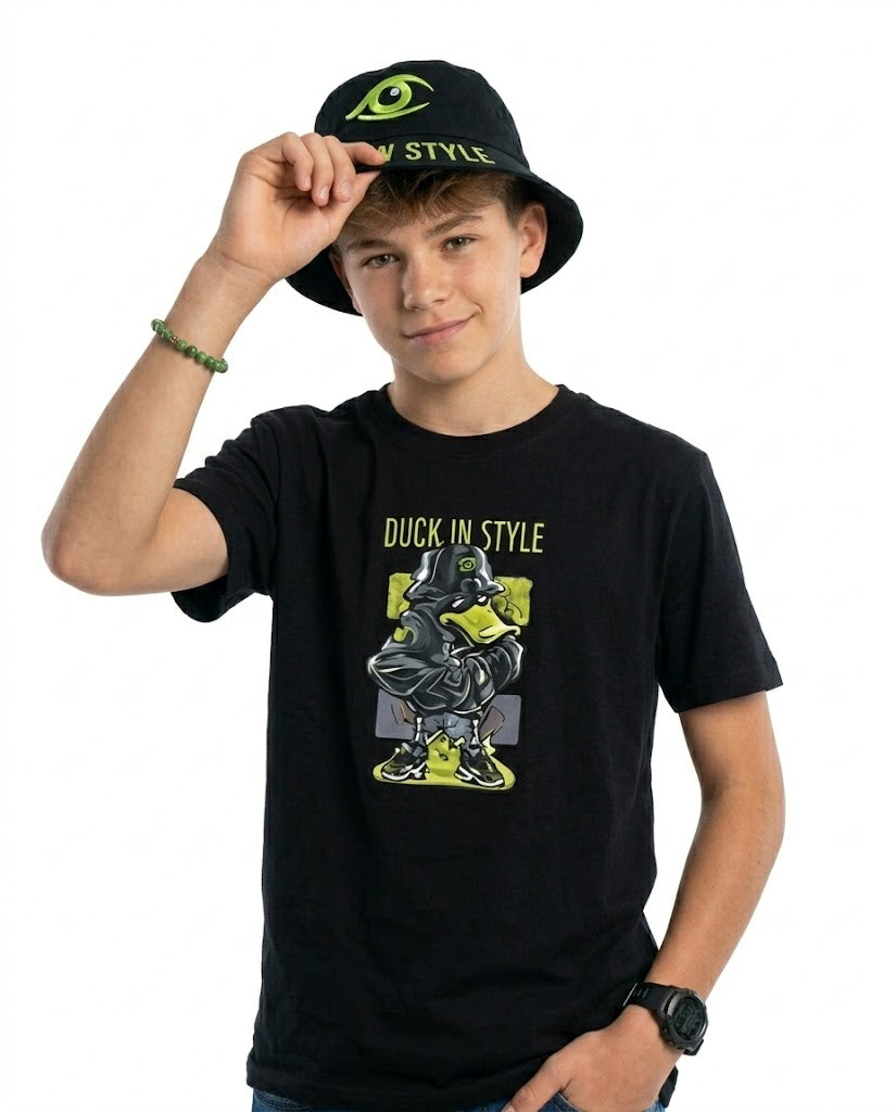 duck in style t shirt