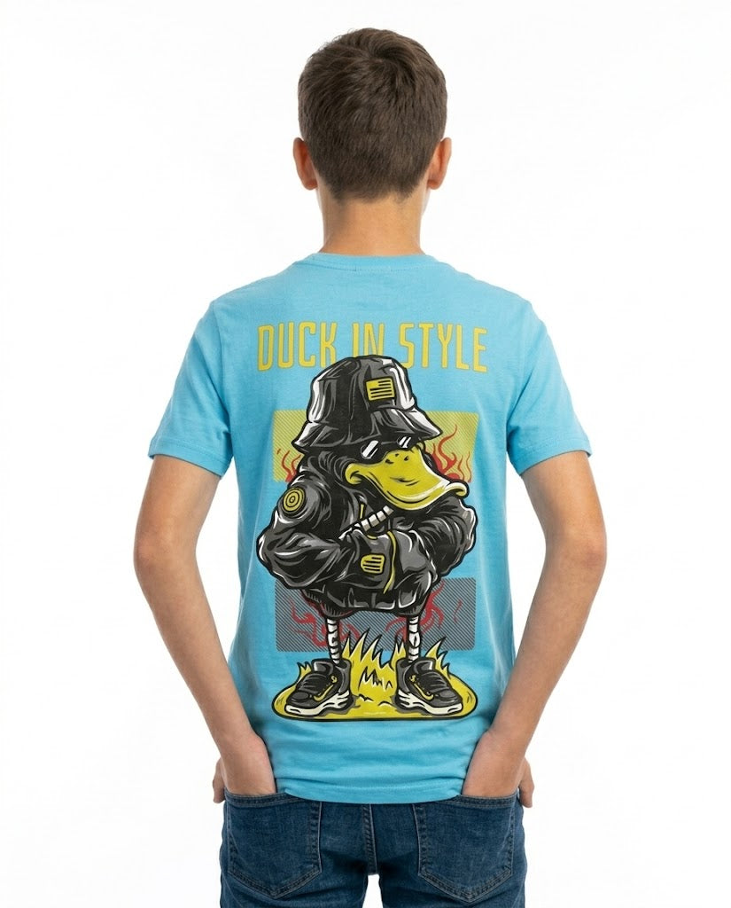 duck in style t shirt