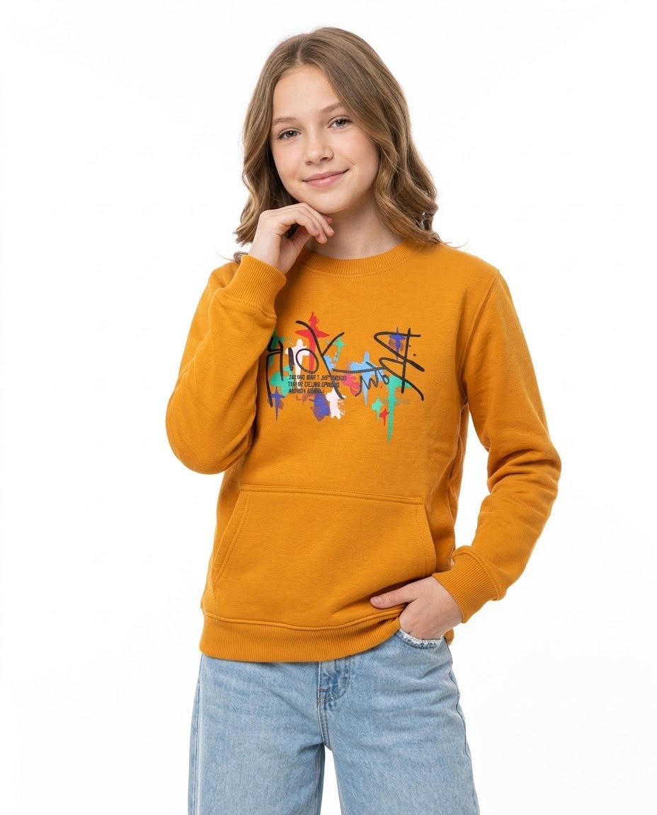 mix colors crew neck