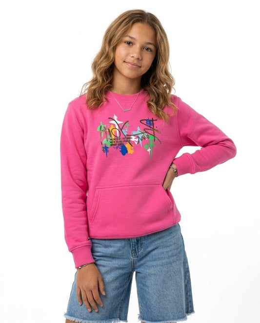 mix colors crew neck