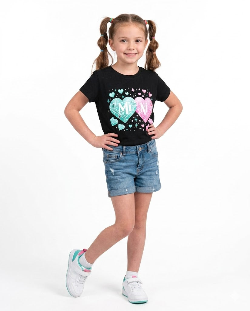 mini hearts t shirt