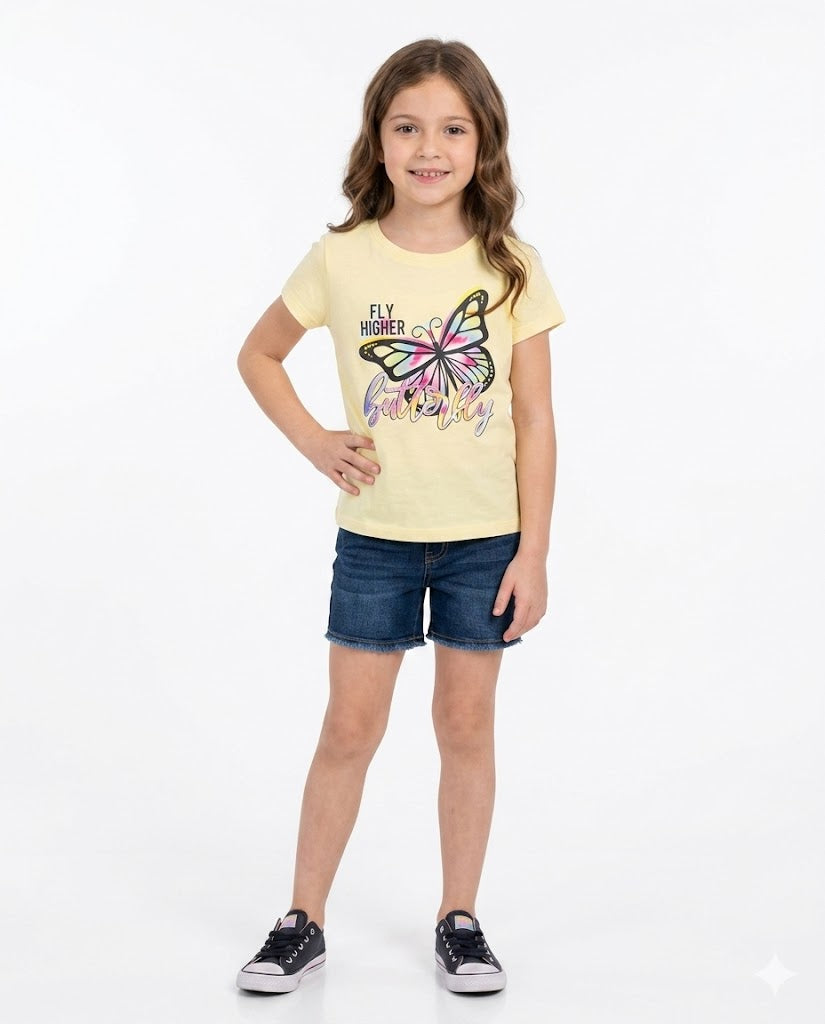 fly higher butterfly t shirt
