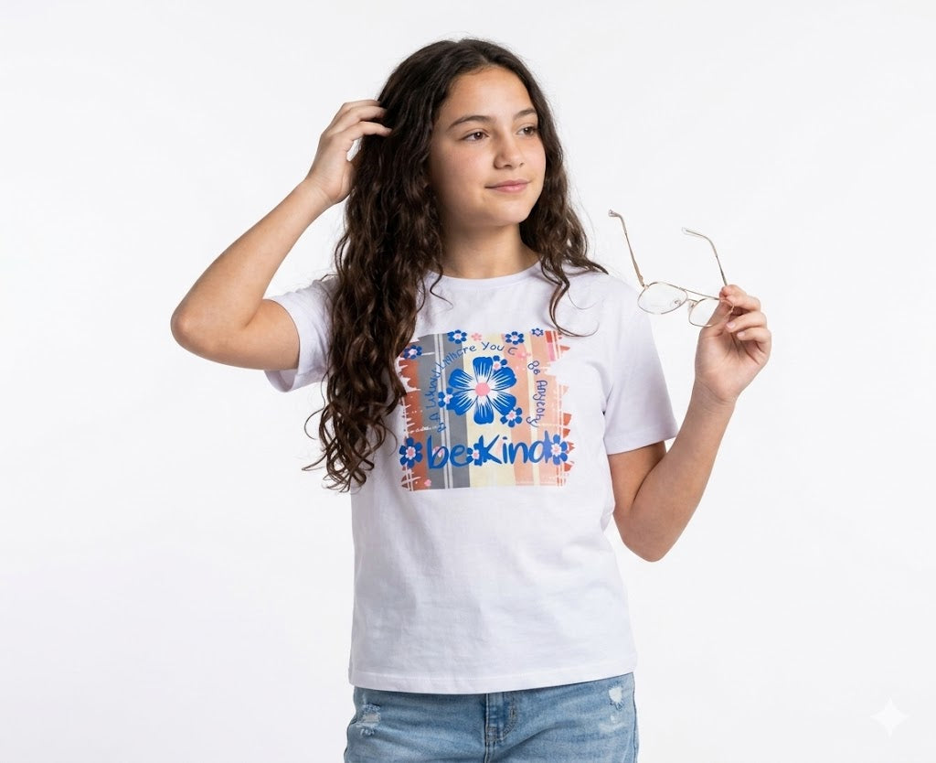 flower be kind t shirt