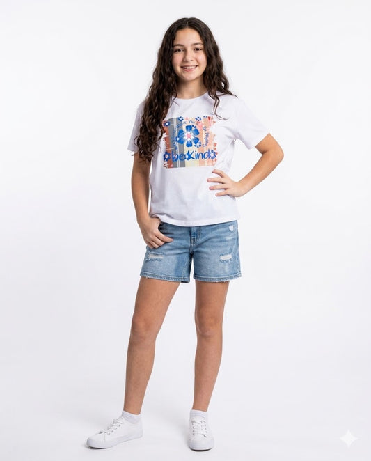 flower be kind t shirt