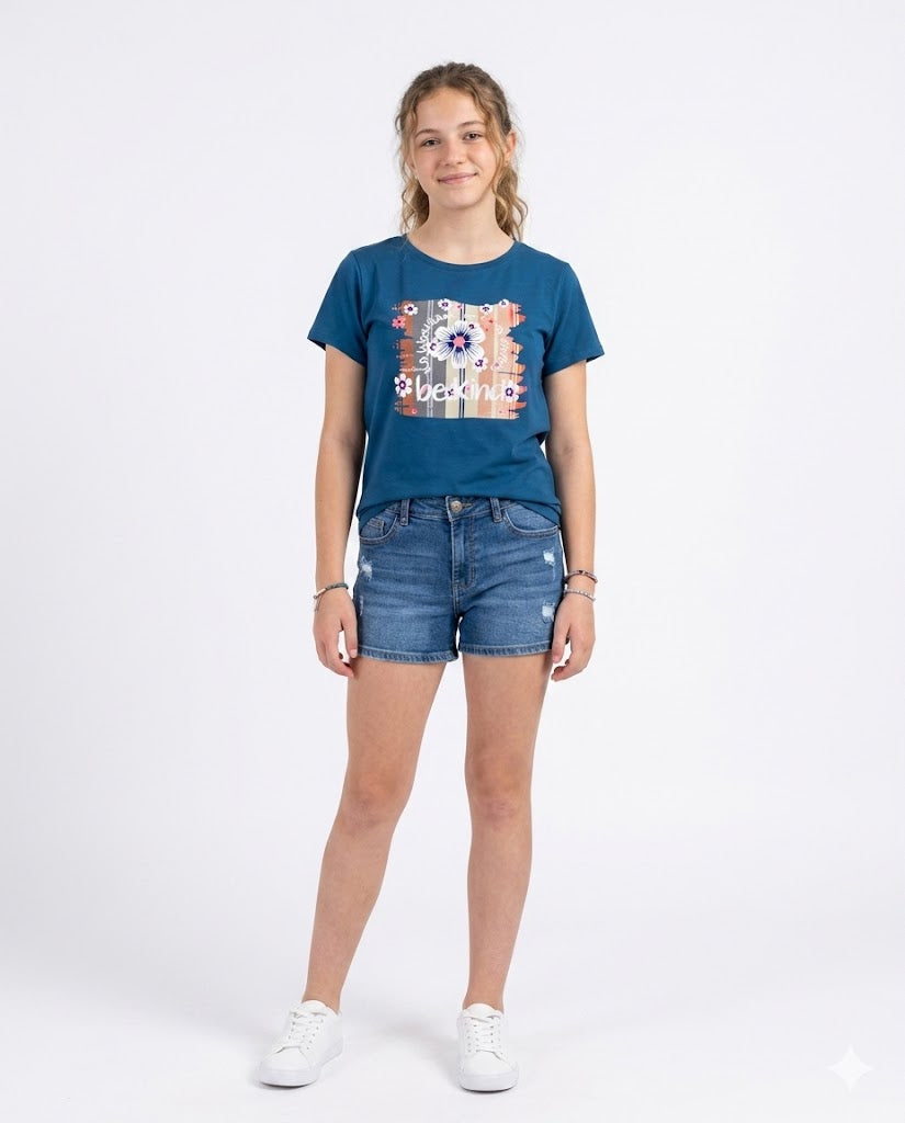 flower be kind t shirt