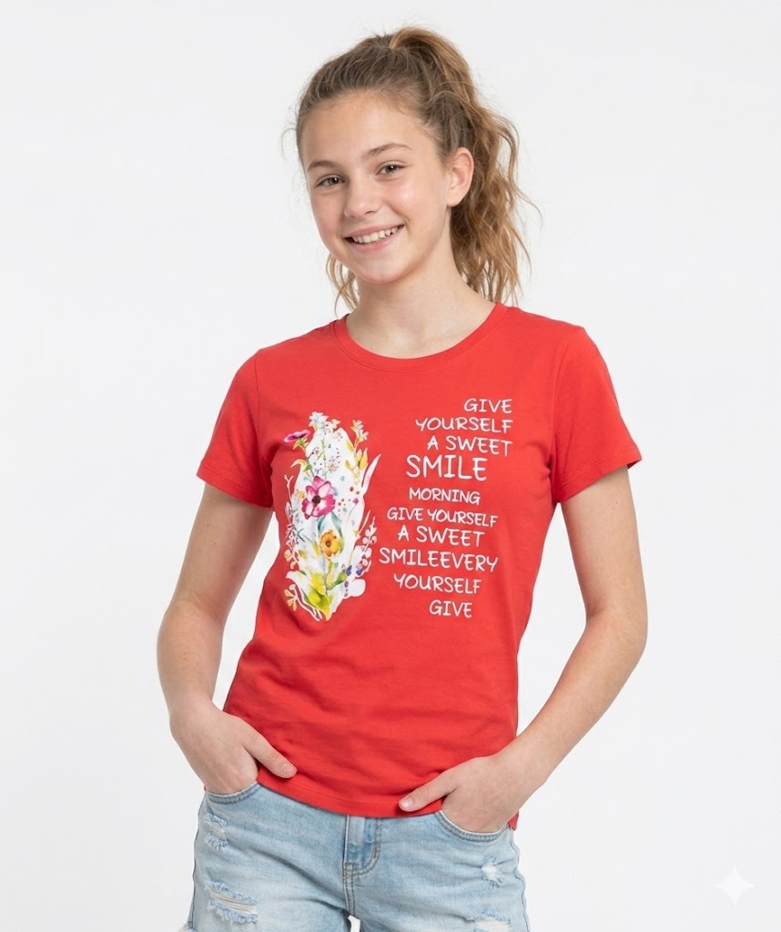 sweet smile flower t shirt
