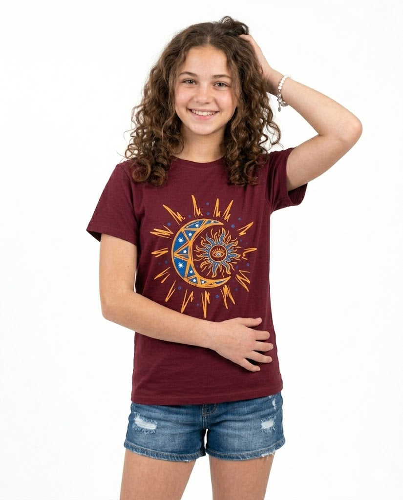 sparkle moon t shirt