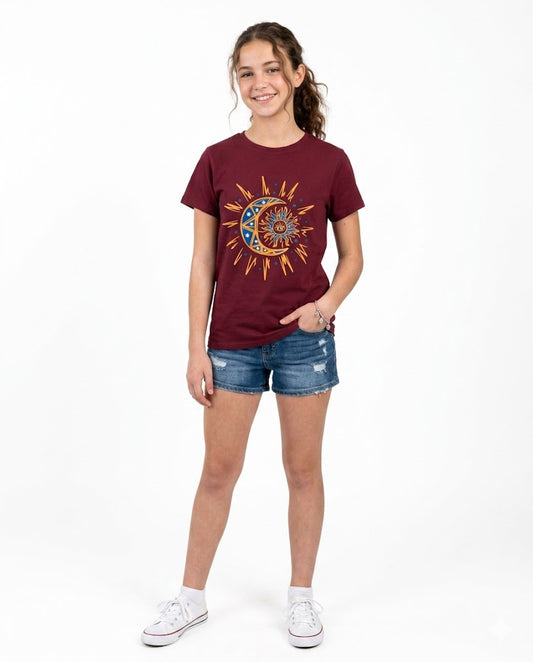 sparkle moon t shirt