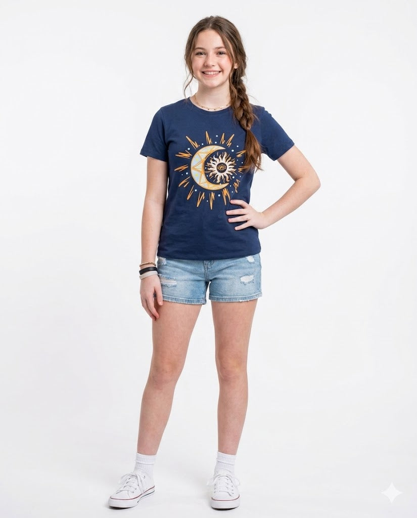 sparkle moon t shirt