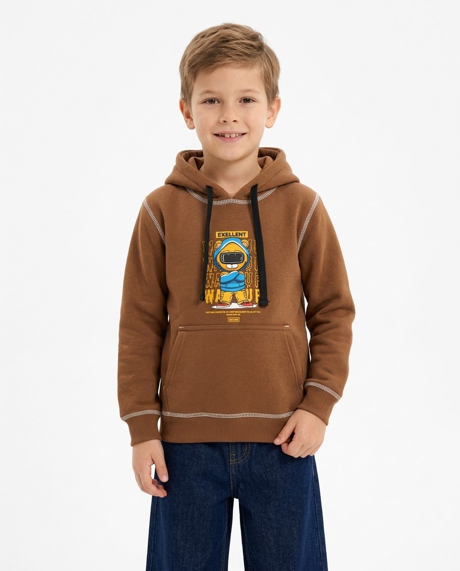 exellent bear hoodie