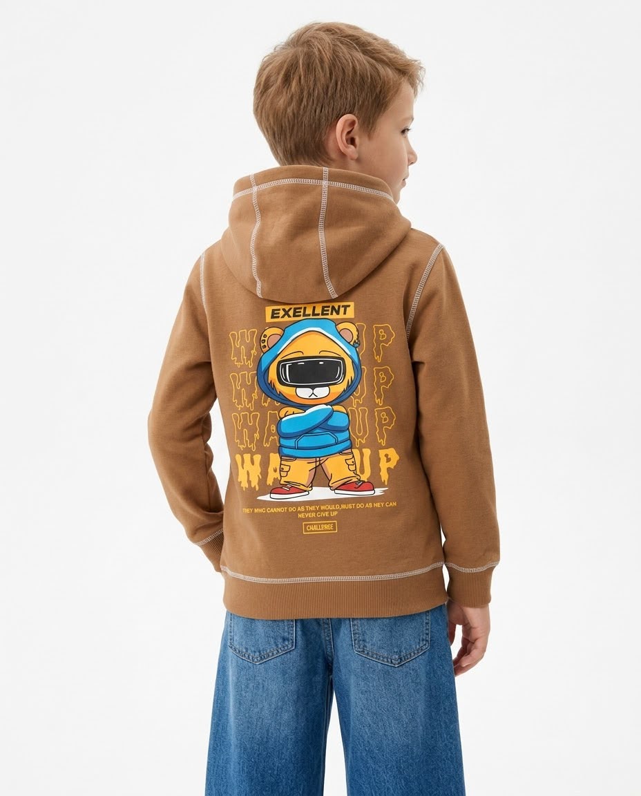 exellent bear hoodie