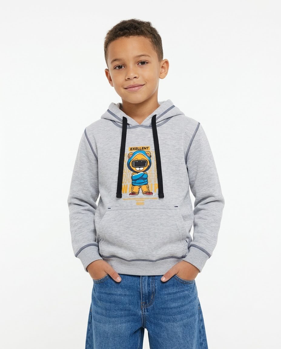 exellent bear hoodie