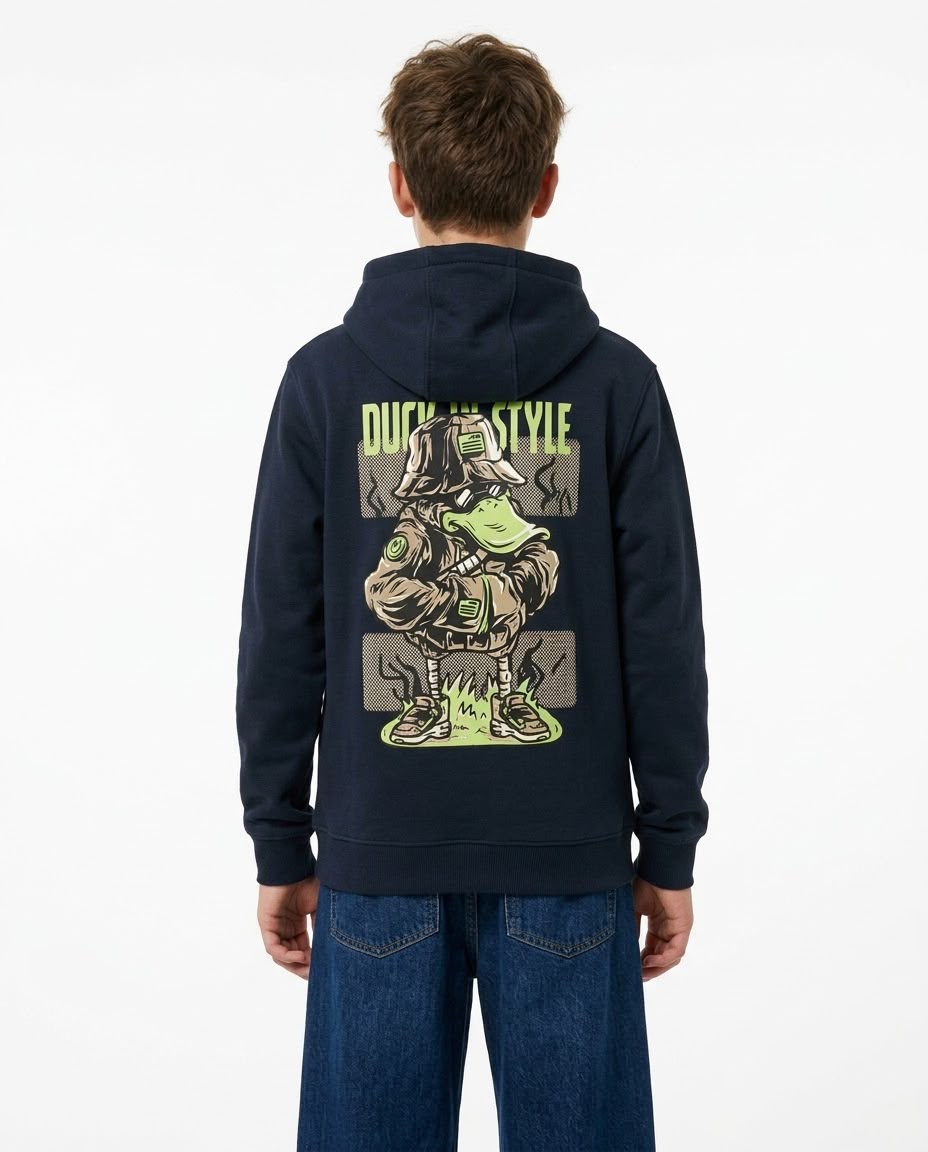 duck n style hoodie