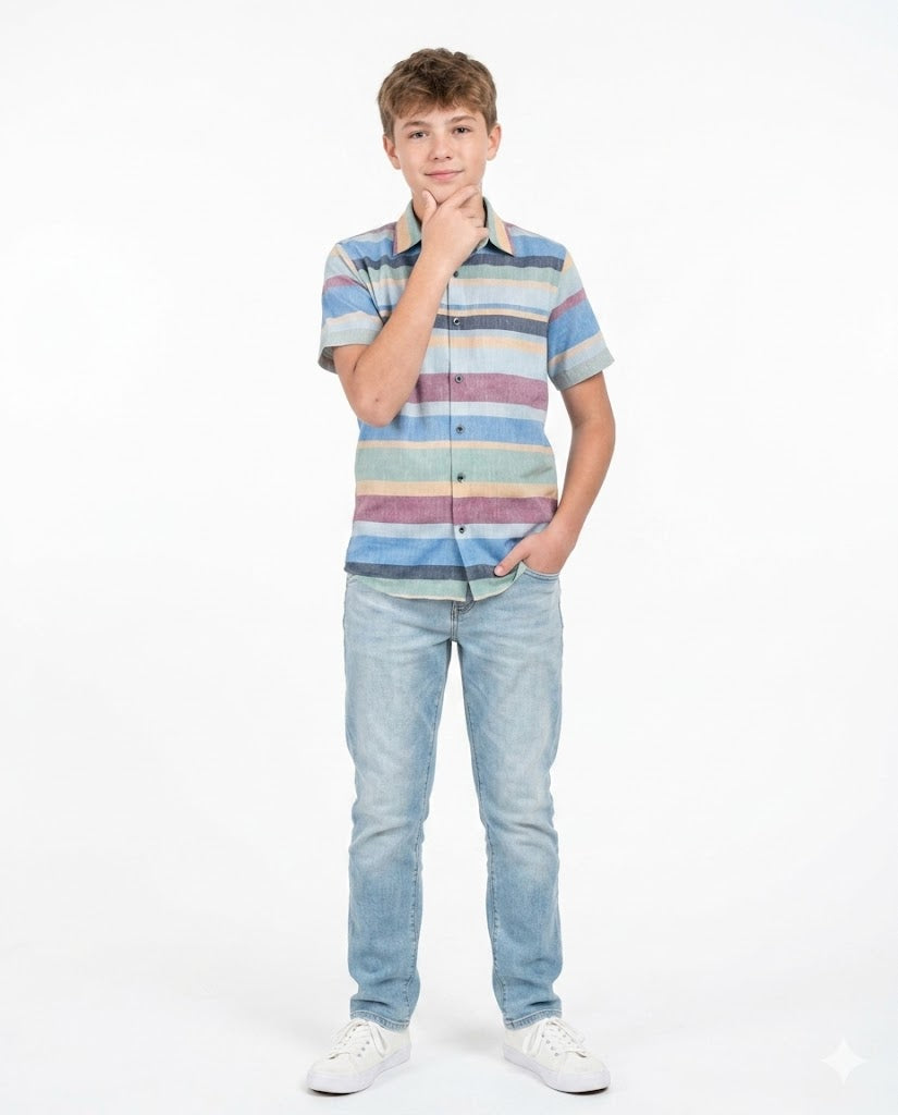 mix color chemise